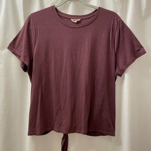 Madewell open back tee
